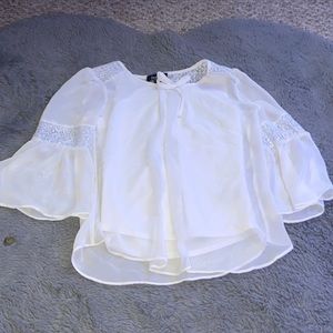 girls white blouse